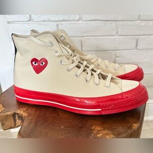 Comme des Garçons PLAY x Converse Chuck 70 High-Top sneakers